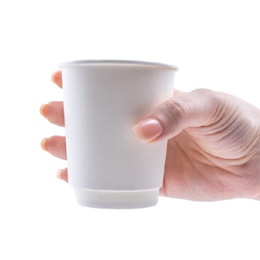 8oz Double Walled Hot Cups - Unprinted