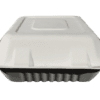 8x8 Bagasse Food Container - 1 Compartment