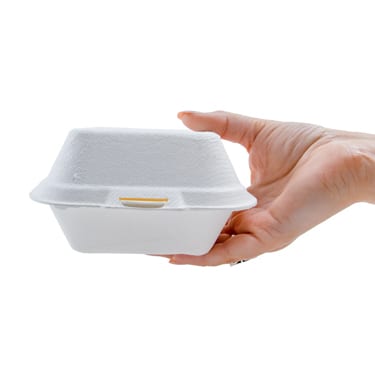 6x6 Bagasse Food Container