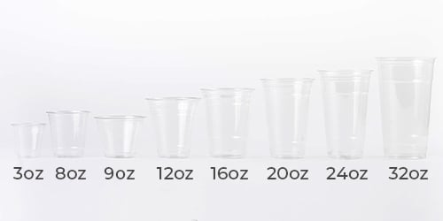 Reliance™ 9 oz Clear Plastic Cups, Durable & Cost-Effective