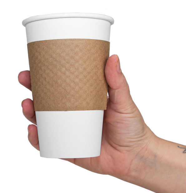 Reliance™ Kraft 8 oz Double Wall Coffee Cups