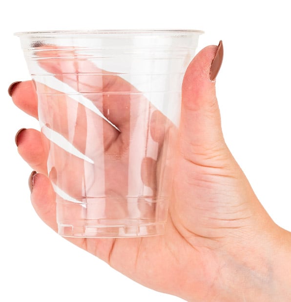 Plastic Cups - 12oz PET Cold Cups and PET Flat Lids (98mm), Coffee Shop  Supplies, Carry Out Containers