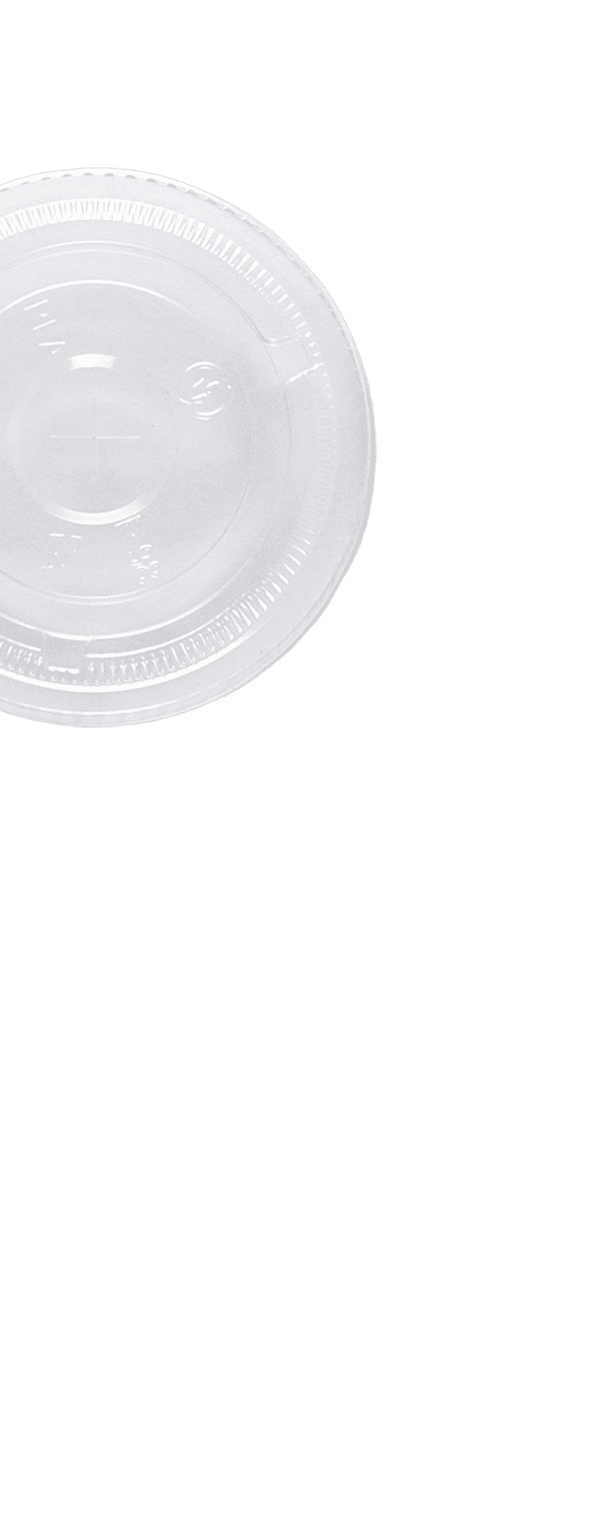 Flat Eco PLA Lids Flat Eco PLA Lids