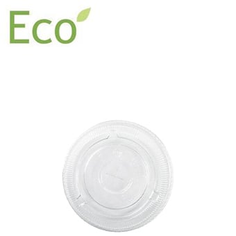 ReLeaf Compostable Flat Lids for 12-24 oz Cups