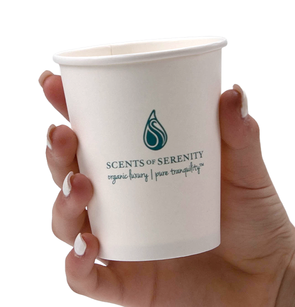 8 oz. Blank Compostable Paper Cup