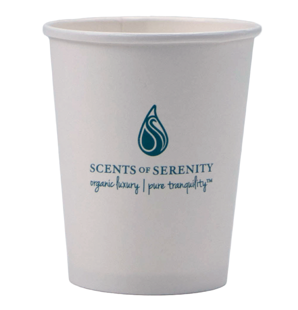 White Paper Coffee Cups 8 oz. - 1000/Case