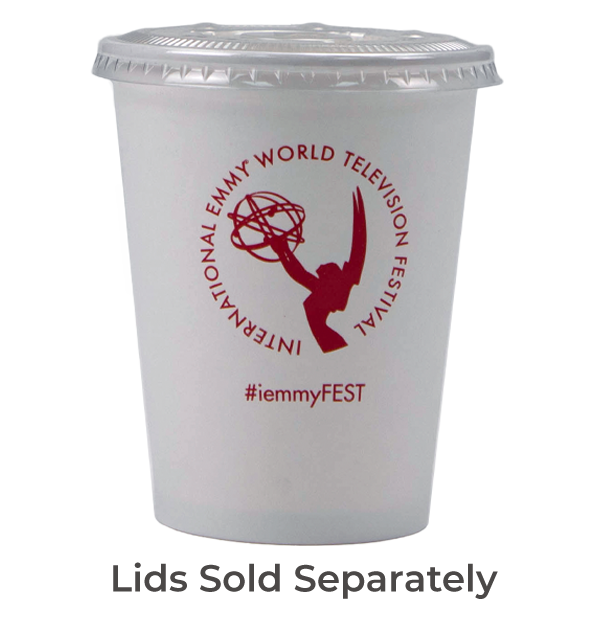 12 oz Eco Paper Hot Cups with Lid