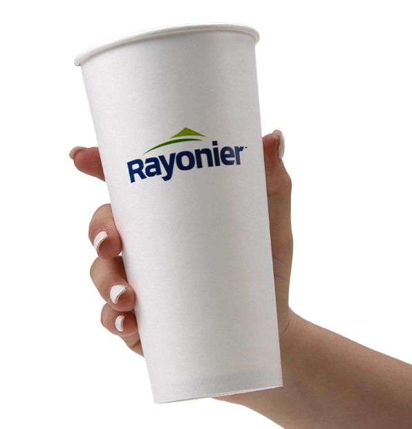 Choice 12 oz. White Double Poly-Coated Paper Food Cup - 1000/Case