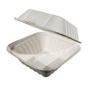 6x6 Bagasse Food Container 6x6 Bagasse Food Container