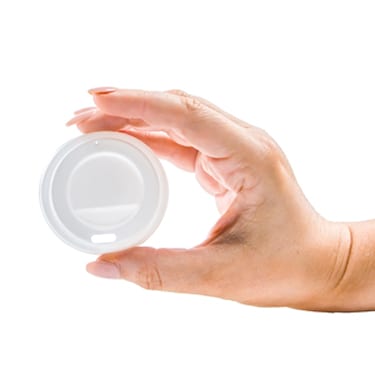 4oz White Hot Cup Lids 4oz White Hot Cup Lids