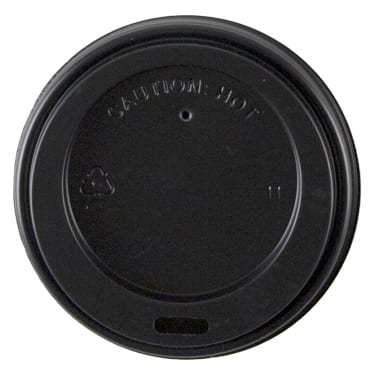 8oz Black Hot Lid 8oz Black Hot Lid