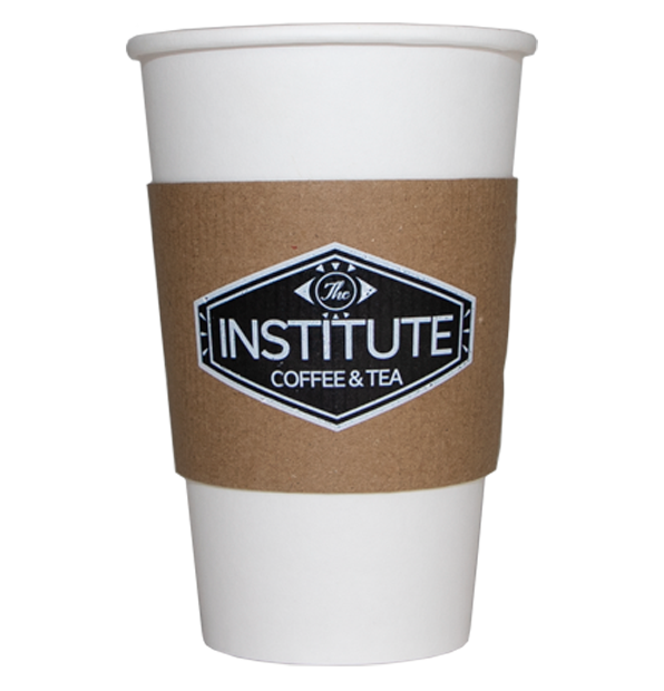 Custom Kraft Corrugated Coffee Sleeves - Your Brand Cafe