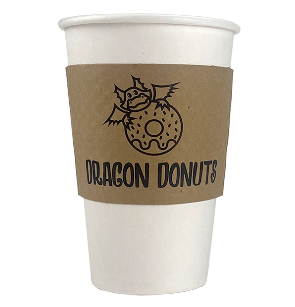 Custom Disposable Paper Coffee Cup Full Color Print - 6 oz.