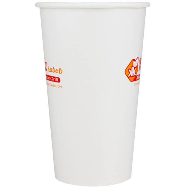 Choice 22 oz. Poly Paper Cold Cup - 1000/Case