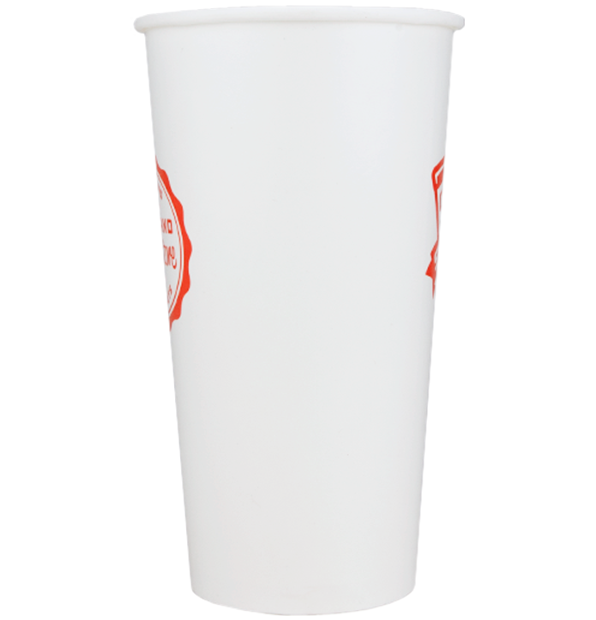 CCF 32OZ(D105MM) Paper Soda Cup - White 600 Pieces/Case – Custom Cup Factory