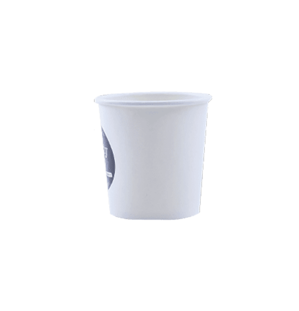 Choice 8 oz. Tall White Poly Paper Hot Cup - 1000/Case