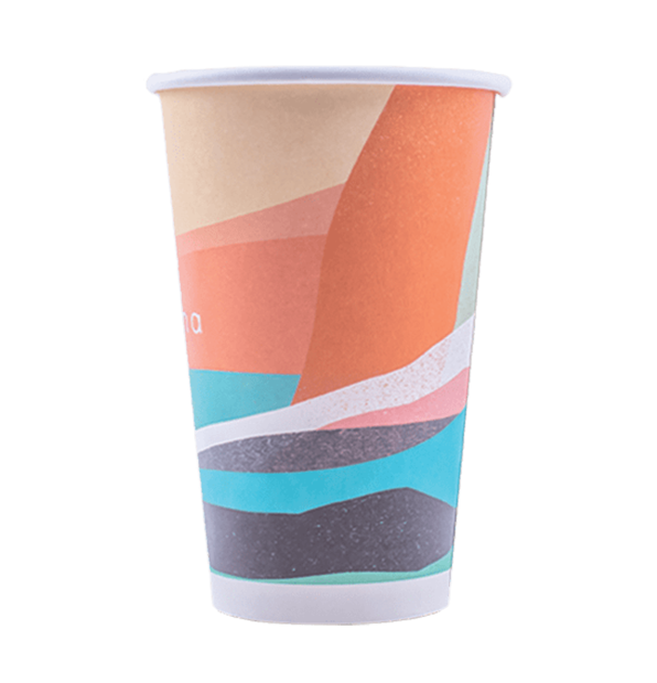 Double Wall Paper Cup 16oz unique printing quality from CupPrint USA