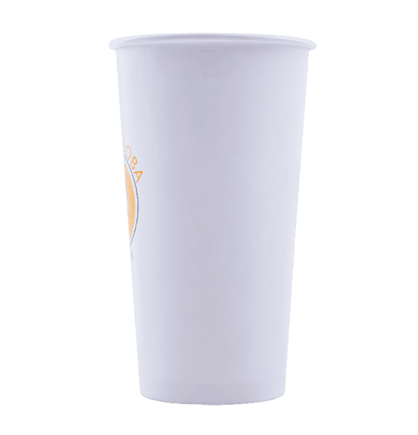 Disposable Plastic Dome Lids for 10, 12, 16, & 20 oz. Paper Hot Coffee Cup  - White