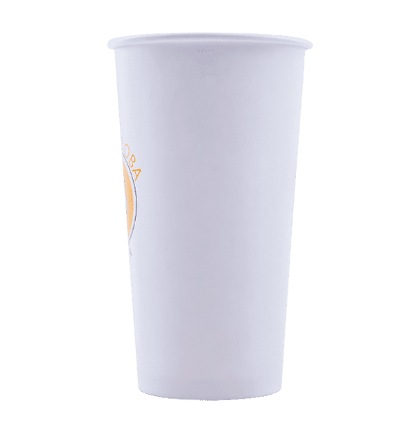 Paper Coffee Cups with Lids - 16 oz White with Black Sipper Dome Lids (90mm)