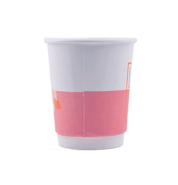 Extra Layer Of Insulation Hot Drink Custom Disposable Coffee Cups With No  Leak