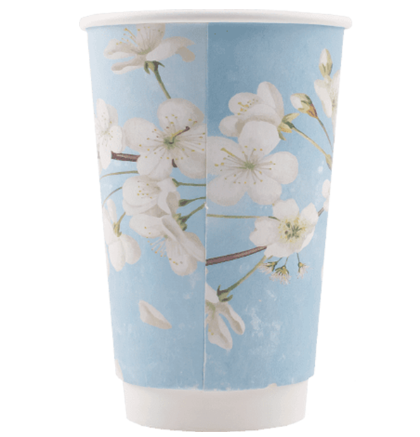 Double Wall Paper Cup 16oz unique printing quality from CupPrint USA