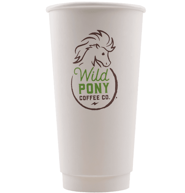 Custom 20 oz Double Wall Coffee Cups - Your Brand Cafe