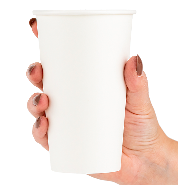 Karat C-k516w 16 oz Paper Hot Cup, White (Case of 1000)