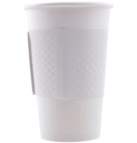 White Dimple Coffee Sleeves