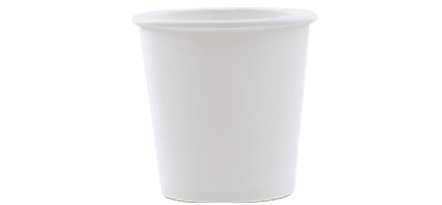 Blank 12oz Eco-Friendly White Paper Hot Cups