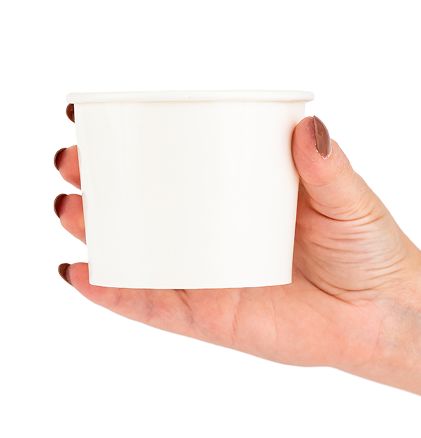 PP Flat Yogurt/Soup Cup Lid 16 oz- Clear (1000/case)