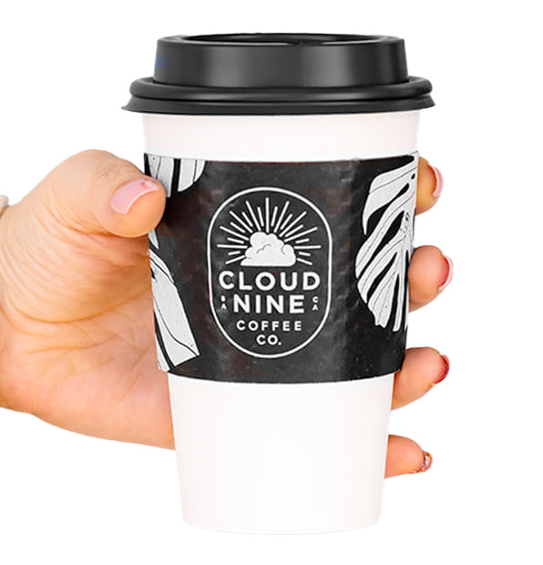 Custom Printed Dimpled Coffee Sleeve