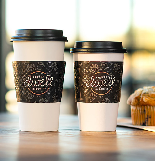 Custom Printed Dimpled Coffee Sleeve