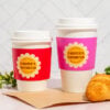 Custom Printed Dimpled Coffee Sleeve