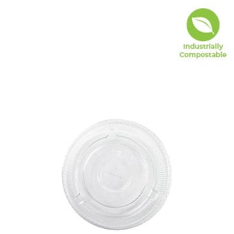 PLA compostable lid for 12-24oz cups
