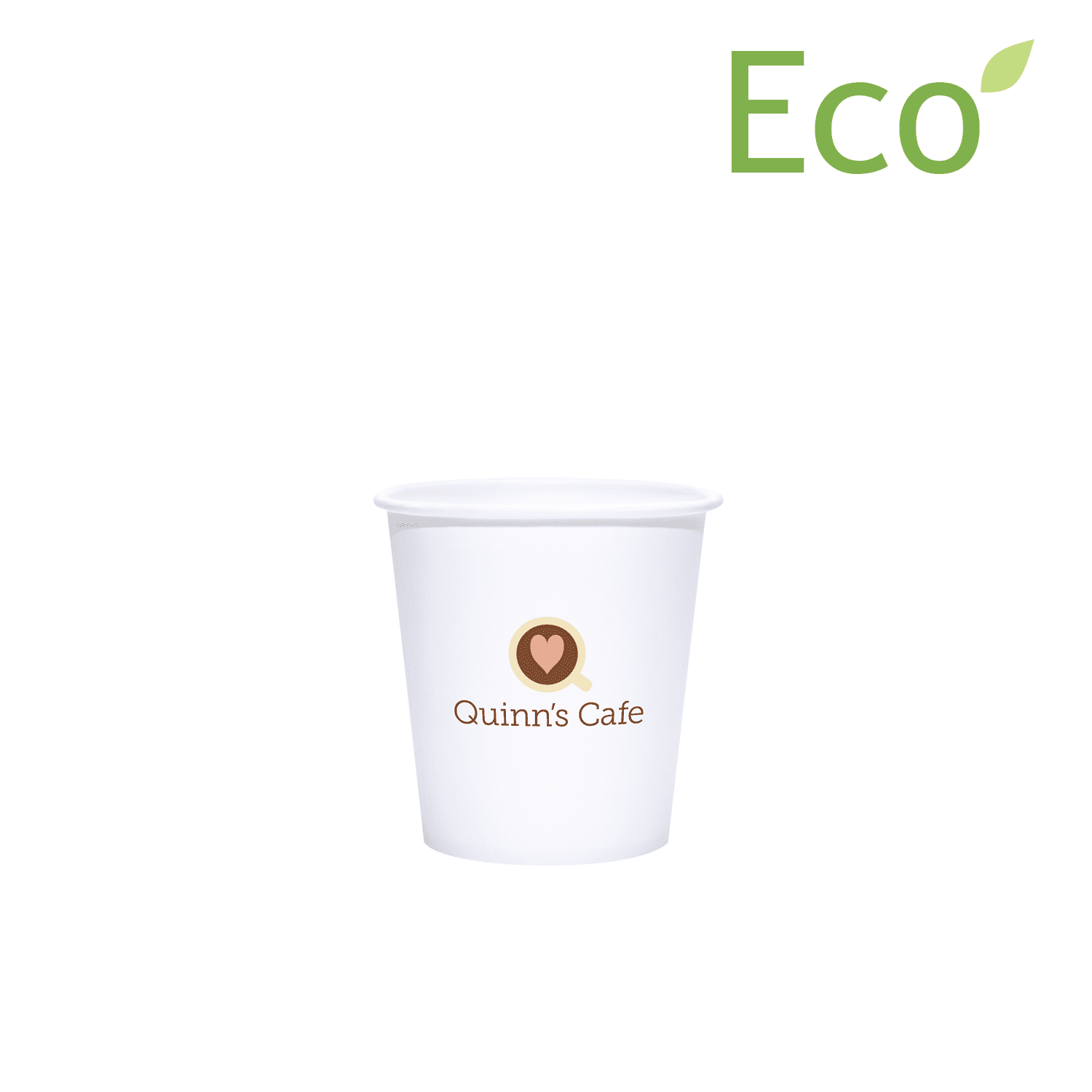 4oz Custom Printed Eco-Friendly White Paper Hot Cups