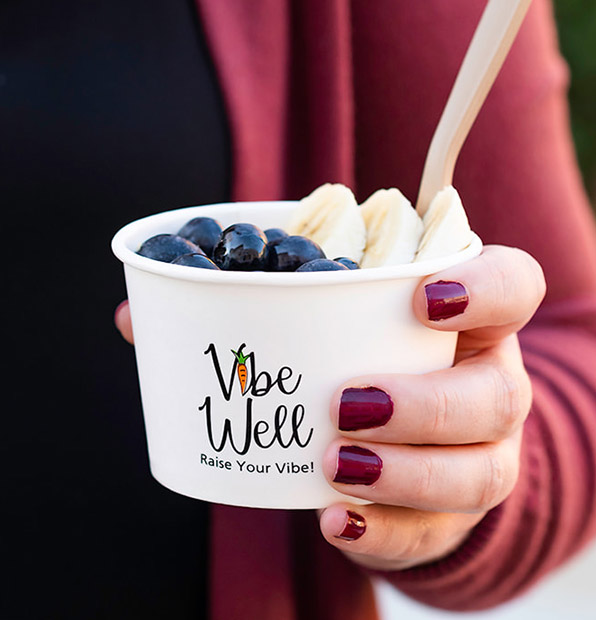 Custom Printed Paper Food Bowls