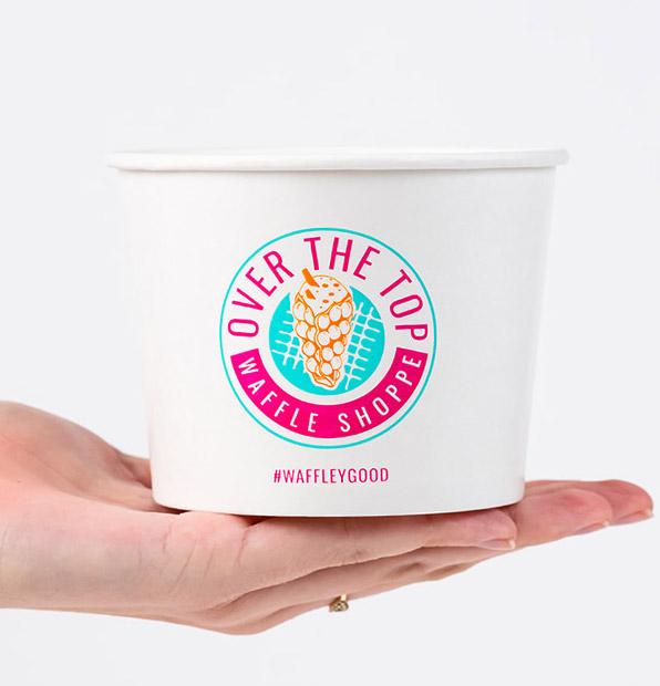 Custom Printed Paper Food Bowls