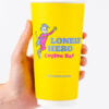 Custom Insulated White Hot Cups 20oz