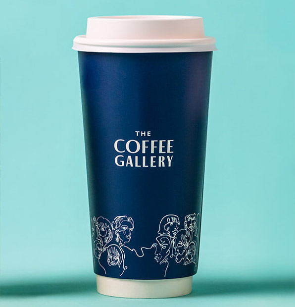 Custom Insulated White Hot Cups 20oz