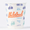 Custom Insulated White Hot Cups 8oz