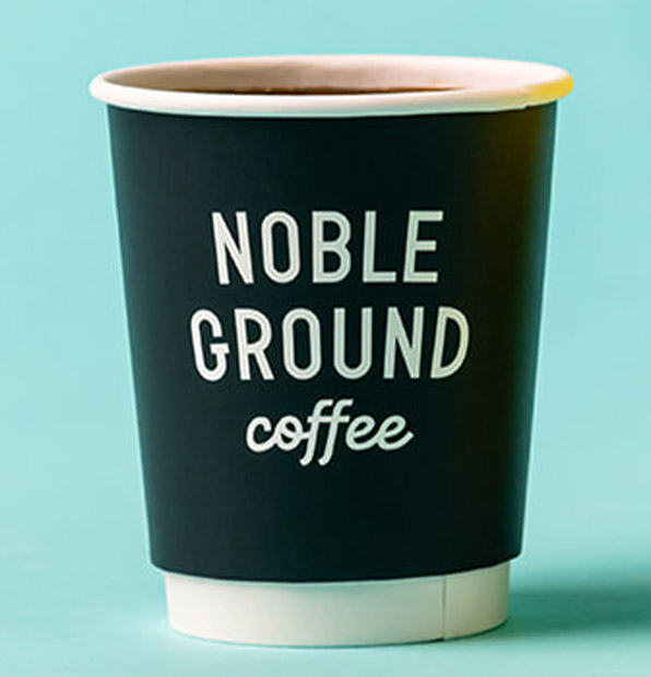 Custom Insulated White Hot Cups 8oz