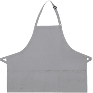 Three Pocket Bib Apron Adj Neck