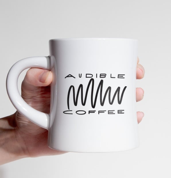 13 oz White Custom Diner Mugs