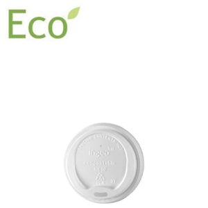 Ingeo Compostable Lids for 8 oz Cups