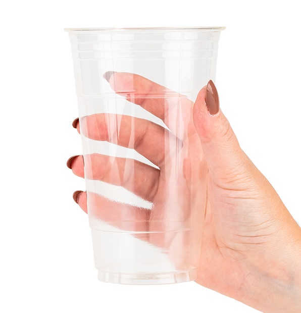 Reusable Durable Cup PP Translucent 330ml Ø7,3cm (16 Units)