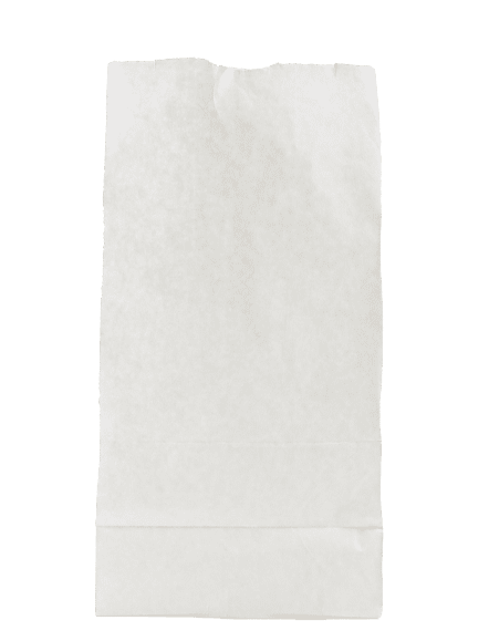 12lb White Paper Bags