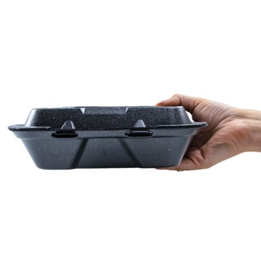 9.25x9.25 Black Foam Food Container 9.25x9.25 Black Foam Food Container