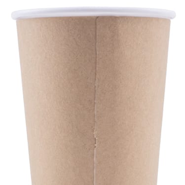 Blank 16oz Kraft Insulated Paper Hot Cups Blank 16oz Kraft Insulated Paper Hot Cups