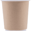 Blank 8oz Kraft Insulated Paper Hot Cups