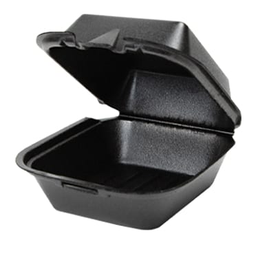 6x6 Black Foam Containers